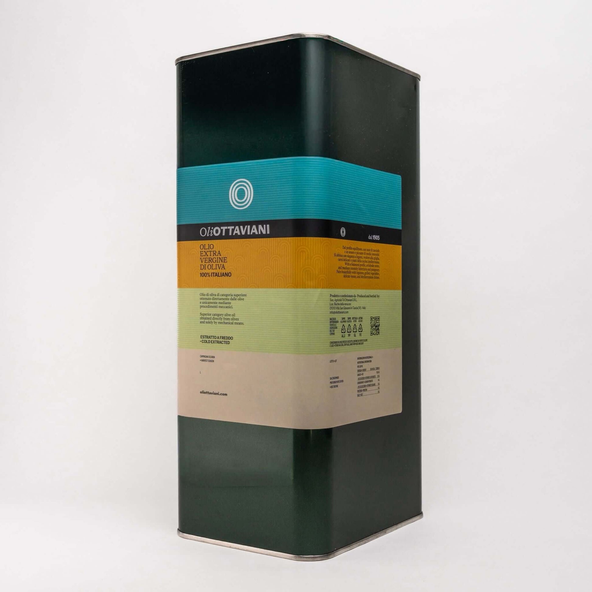 Olio extravergine di Oliva Canino. Olio Evo. Extra virgin olive oil.