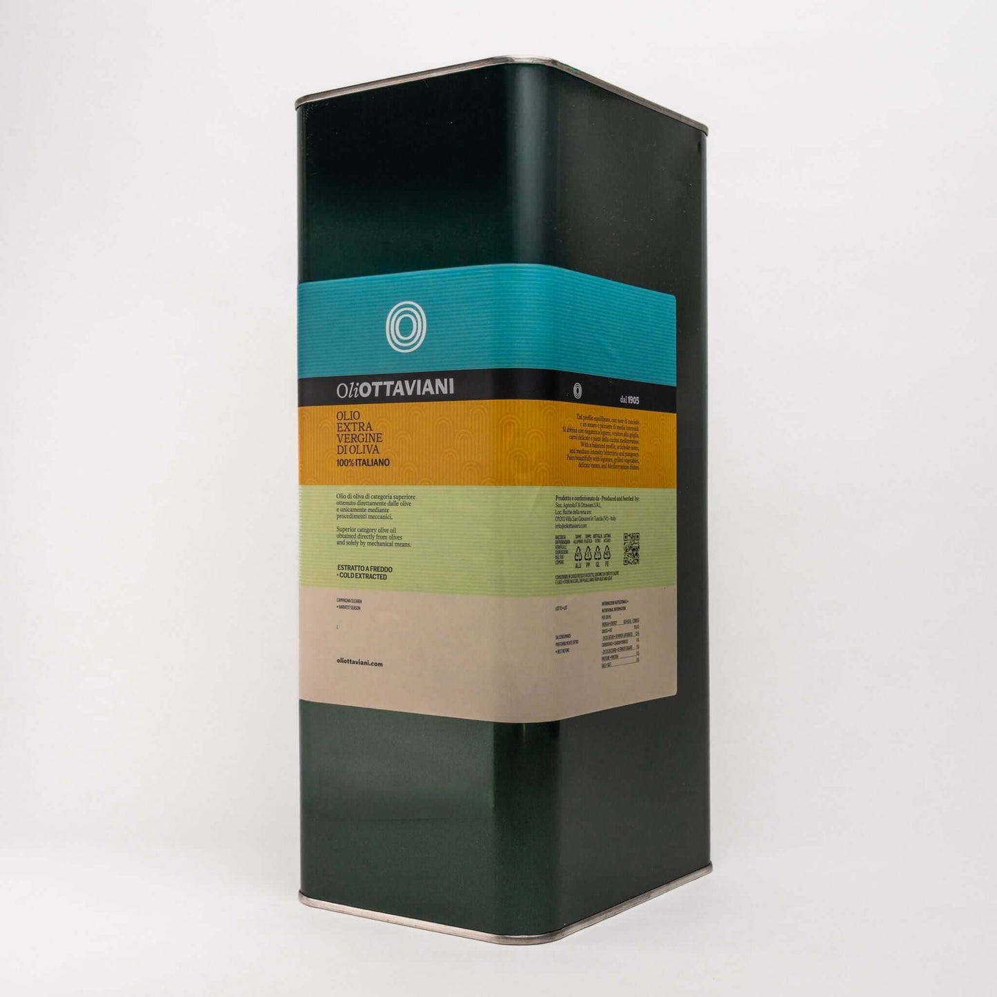 Olio extravergine di Oliva Canino. Olio Evo. Extra virgin olive oil.