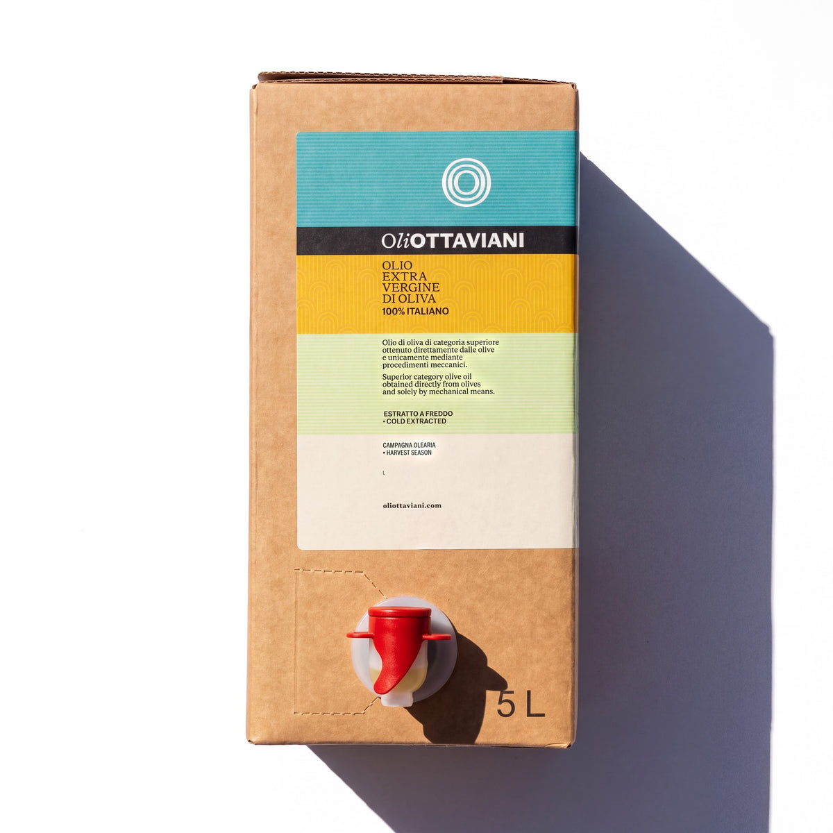 Bag-in-box da 5 litri di Blend della Tuscia, olio extravergine di oliva Oli Ottaviani